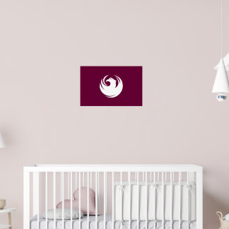 Poster with Flag of Phoenix, Arizona