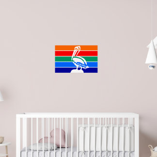 Poster with Flag of St. Petersburg
