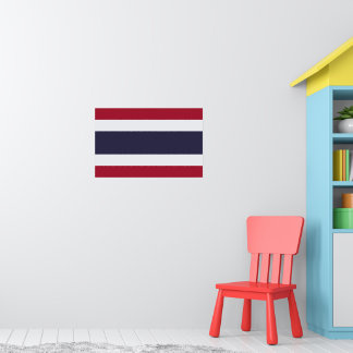 Poster with Flag of Thailanda