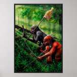 Poster With Two Native American Warriors at Zazzle