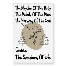 Poster with yoga quote