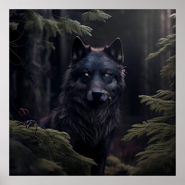 Poster wolf (Front)