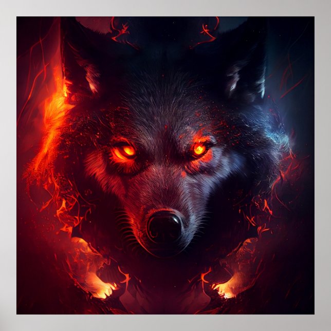 Poster Wolf Fire (Front)