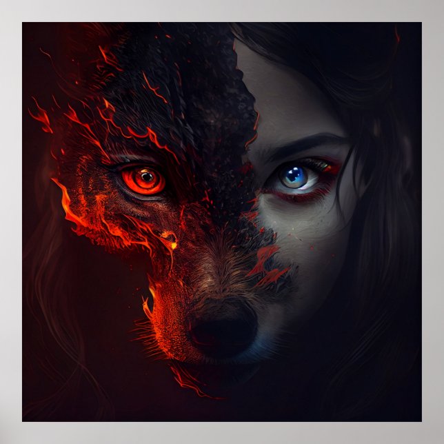 Poster Wolf Fire (Front)