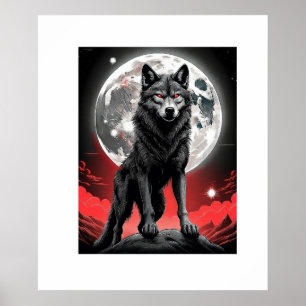 poster, wolf, poster wolf, poster, wall deco