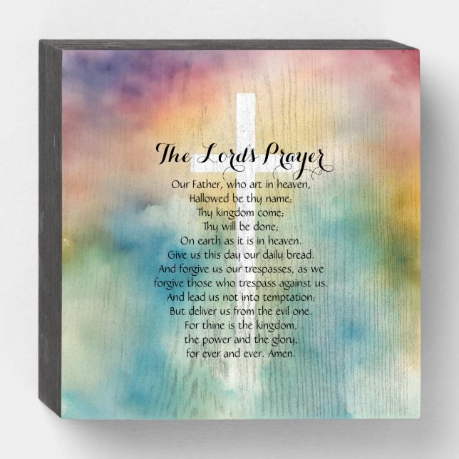 Poster Wooden Box Sign (Front Horizontal)