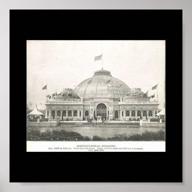Poster-World's Fair-Horticulture Building Poster (Front)