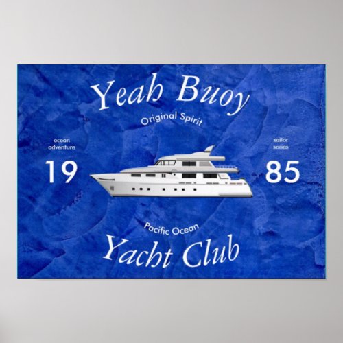 Poster Yacht Club Yeah Buoy 20