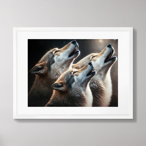 Poster Yellowstone Wolves