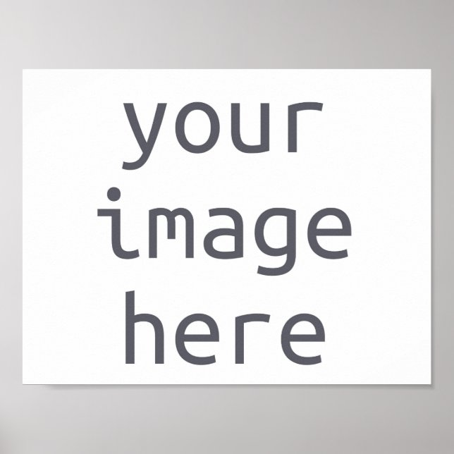 #PosterCustomizable product #YourPhotoHere Poster (Front)