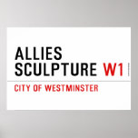 allies sculpture  Posters