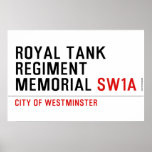 royal tank regiment memorial  Posters