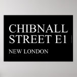 Chibnall Street  Posters