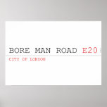 bore man road  Posters