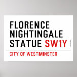 florence nightingale statue  Posters