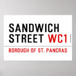 Sandwich Street  Posters