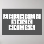 Periodic Table Writer  Posters
