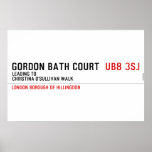 Gordon Bath Court   Posters