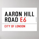 AARON HILL ROAD  Posters