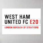 WEST HAM UNITED FC  Posters