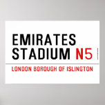 emirates stadium  Posters