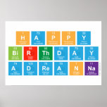 Happy
 Birthday 
 Adreanna  Posters