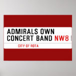 ADMIRALS OWN  CONCERT BAND  Posters