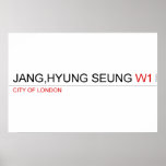 JANG,HYUNG SEUNG  Posters