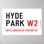 HYDE PARK  Posters