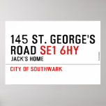 145 St. George's Road  Posters