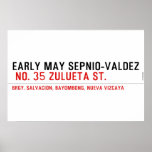 EARLY MAY SEPNIO-VALDEZ   Posters