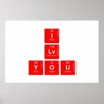 I
 Lv
 you  Posters
