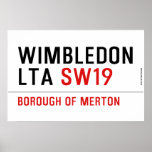 wimbledon lta  Posters