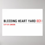 Bleeding heart yard  Posters