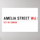 Amelia street  Posters