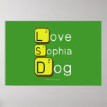 Love
 Sophia
 Dog
   Posters