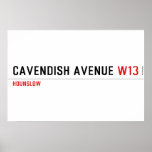 Cavendish avenue  Posters