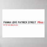 panna love patrick street   Posters