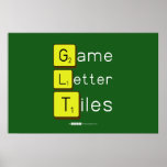 Game
 Letter
 Tiles  Posters