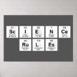science
 rules  Posters