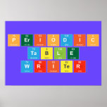 Periodic
 Table
 Writer  Posters