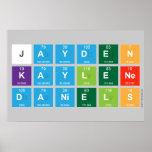 Jayden 
 Kaylene
 Daniels  Posters