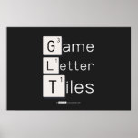 Game
 Letter
 Tiles  Posters