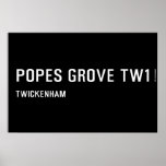 Popes Grove  Posters