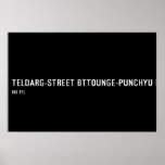  Teldarg-street  Posters