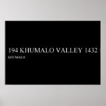 194 KHUMALO VALLEY  Posters
