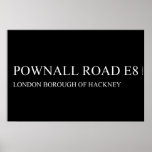 POWNALL ROAD  Posters