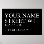 Your Name Street  Posters