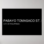pabayo tomasaco st.  Posters