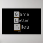 Game
 Letter
 Tiles  Posters